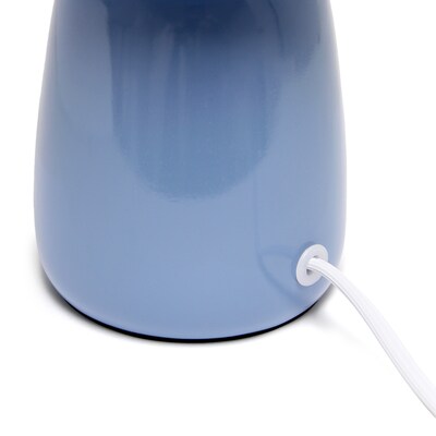 Simple Designs Table Lamp, Sky Blue (LT1134-SKY)