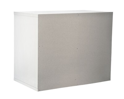 AdirOffice 500 Series 12-Compartment Literature Organizers, 20" x 11.8", White, 2/Pack (500-12-WHI-2PK)