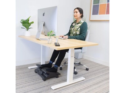 Mount-It! Dual Pedal Ergonomic Footrest, Black (MI-7811)