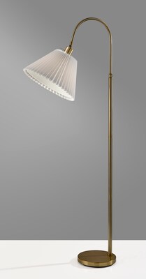Adesso Thalia 58.5" Antique Brass Floor Lamp with Empire Shade (SL2614-21)