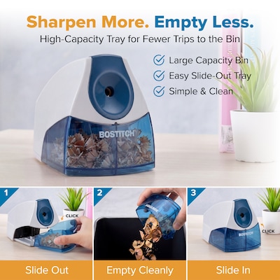 Bostitch Personal Electric Pencil Sharpener, Blue (EPS4-BLUE)