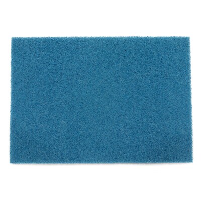 Square Scrub Square Lite 18 x 12 Cleaning Floor Pad, Blue, 5/Pack (SS P1218BLU)