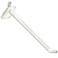 Azar® 6 Plastic Pegboard Hook, White, 50 Piece/Set, 50/Set