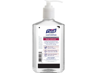 PURELL Prime Defense Advanced 85% Alcohol Gel Hand Sanitizer, 12 fl oz. (3699-12)