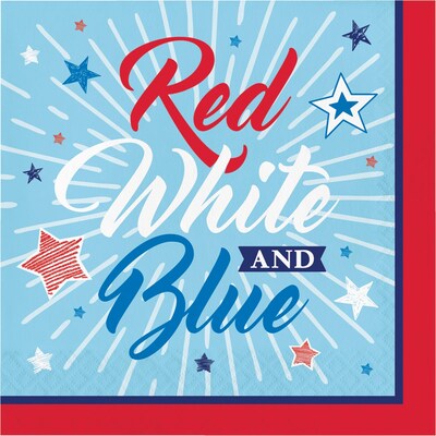 Creative Converting Patriotic Party Tableware and Decor Kit, Serves 8 (DTC8655E4A)