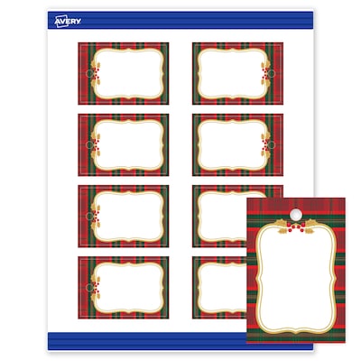 Avery  3 Blank Price & Merchandise Tags, White, 80/Carton (S00-FEK-PRMWT10)