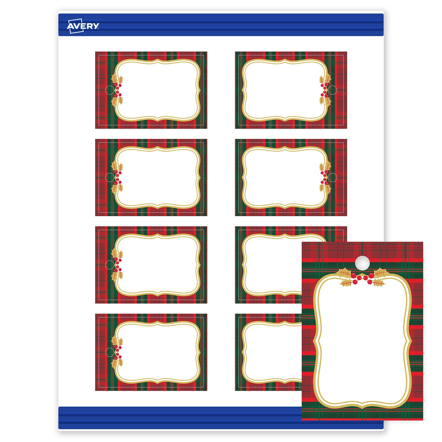 Avery  3 Blank Price & Merchandise Tags, White, 80/Carton (S00-FEK-PRMWT10)