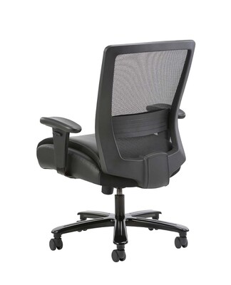 Boss Office Products Bariatric LeatherPlus Mesh Chair, Black (B699-BK)