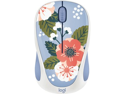 Logitech Design Limited Edition Summer Breeze Wireless Ambidextrous Optical Mouse, Multicolor (910-007056)