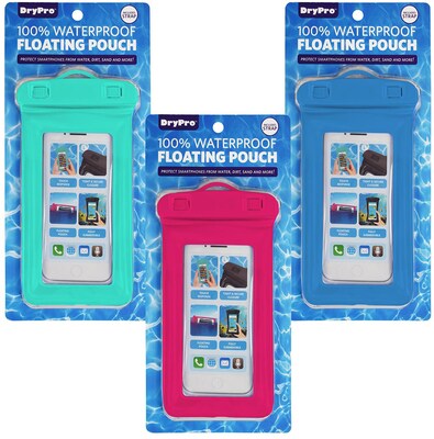 DryPro Waterproof Floating Smartphone Pouch with Strap