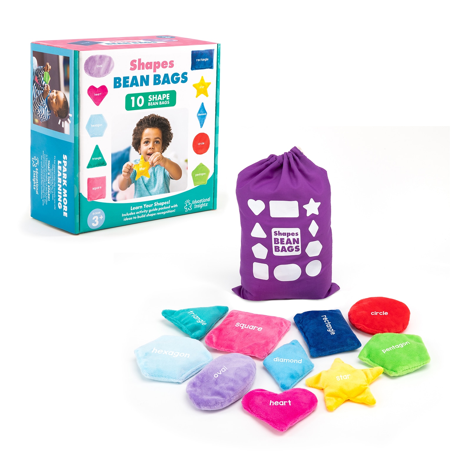 Educational Insights Shapes Bean Bags (3048)