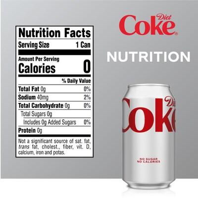 Coca-Cola Diet Coke, 12 oz., 24/Carton (00049000028911)