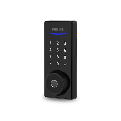Philips Home Access 1000 Series Single Cylinder Electronic Deadbolt with Lever Set