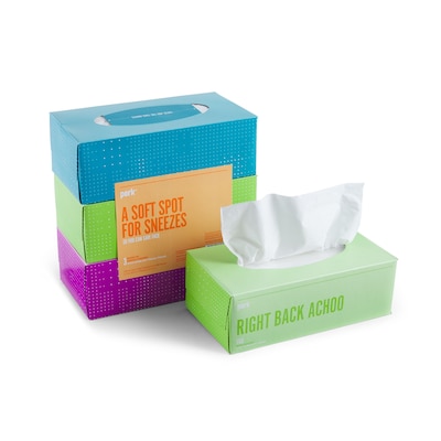 Perk™ Ultra Soft Standard Tissue, 2-Ply, 160 Sheets/Box, 3 Boxes/Pack (PK57778)