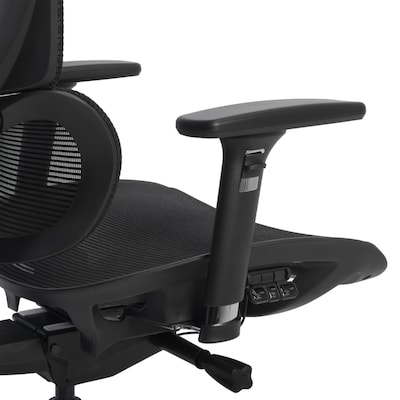 Regency Omega Mesh O-2 Tech Ergonomic Management Office Chair w/ Headrest, Black (OMG002BK)