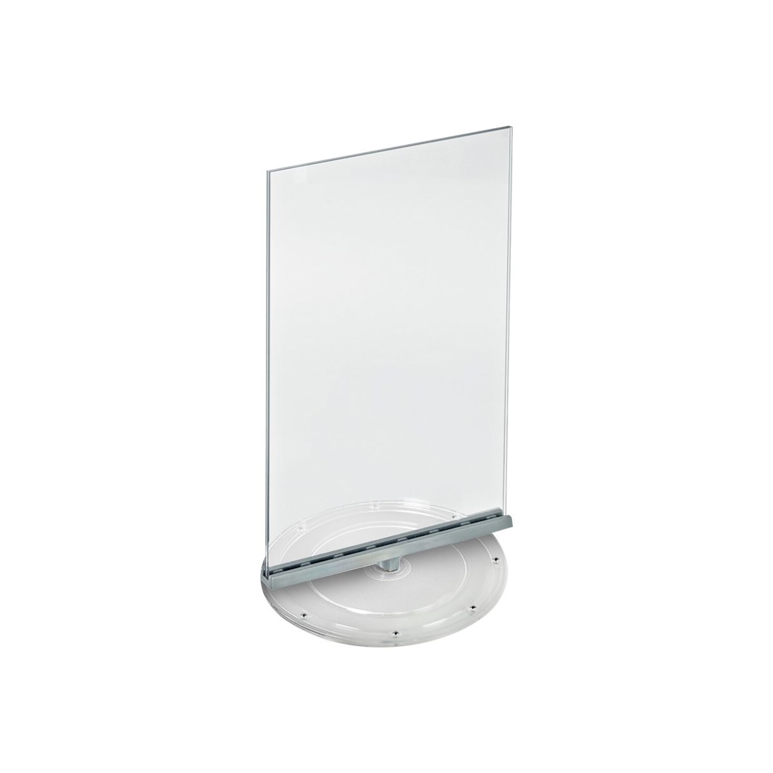 Azar Sign Holder, 11 x 17, Vertical, Clear Acrylic, 2/Pack (108558)