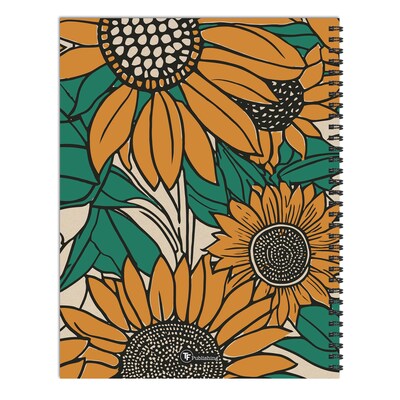 2027 TF Publishing Weatherwood Wool 9" x 11"  Weekly & Monthly Standard Planner, Paperboard Cover, Multicolored (27-9704)