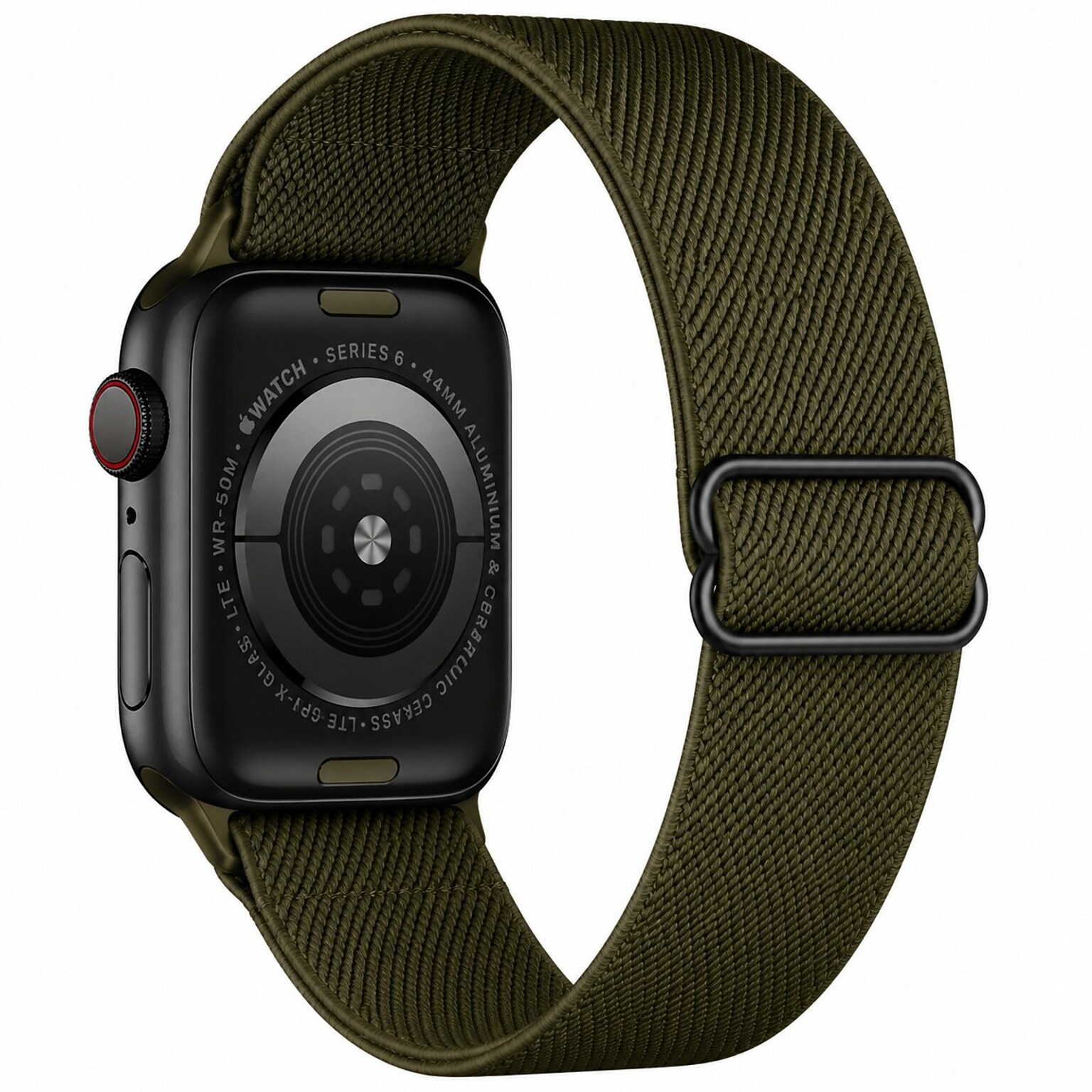 LAX Nylon Mesh Band for Apple Watch, Dark Green