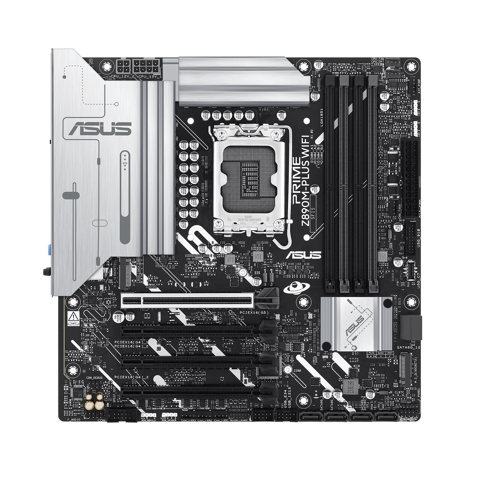 ASUS PRIME (Socket LGA1851) mATX Intel Core Ultra Desktop Motherboard (PRIME Z890M-PLUS WIFI)