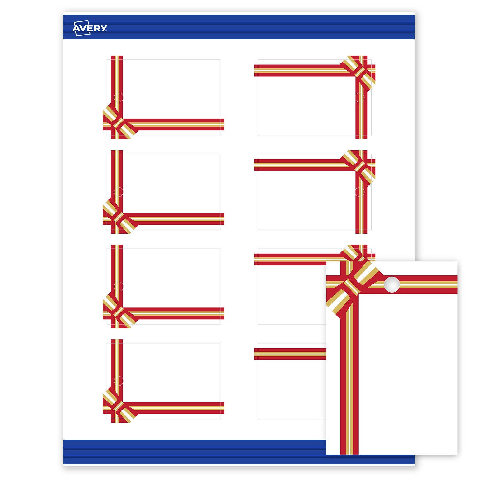 Avery  3 Blank Price & Merchandise Tags, White, 80/Carton (S00-FFQ-PRMWT10)