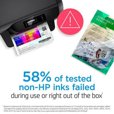 HP 67XL Black High Yield Ink Cartridge (3YM57AN#140), print up to 240 pages