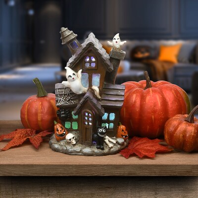 National Tree Company 6 Black Haunted House with LED Light (PG11-FJ60416-1)