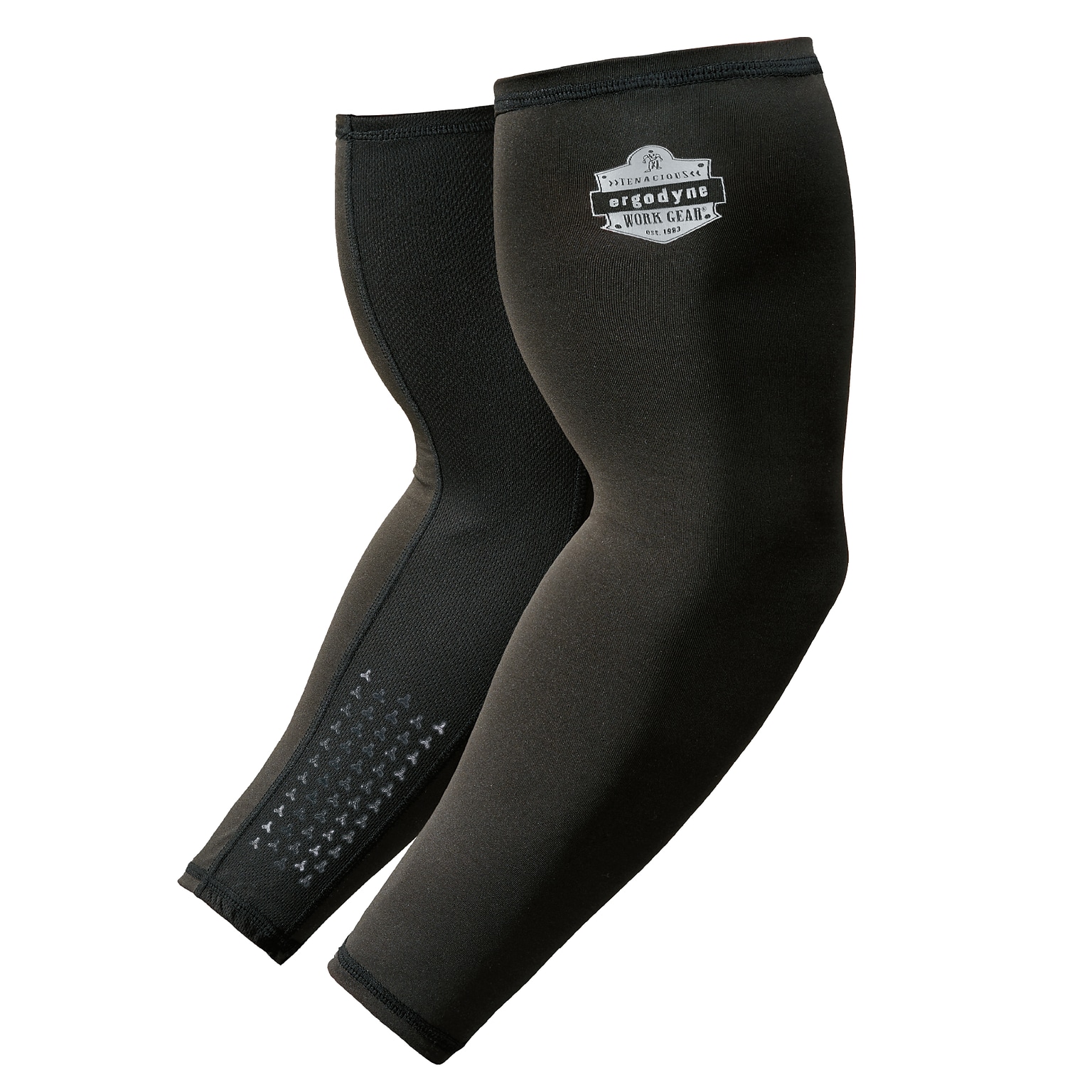 Chill-Its 6691 Cooling Arm Sleeves, Box-Handling Grip, Medium, 1-Pair, Black (12387)