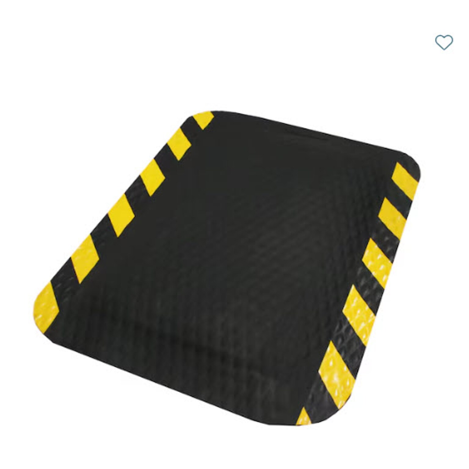 M+A Matting Hog Heaven Anti-Fatigue Commercial Scraper Entrance Floor Mat, 2 x 3, Black/Yellow (423223100)