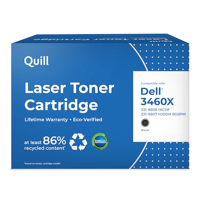 Quill Brand® Remanufactured Black Extra High Yield Toner Cartridge Replacement for Dell B3460 (9G0PM) (Lifetime Warranty)