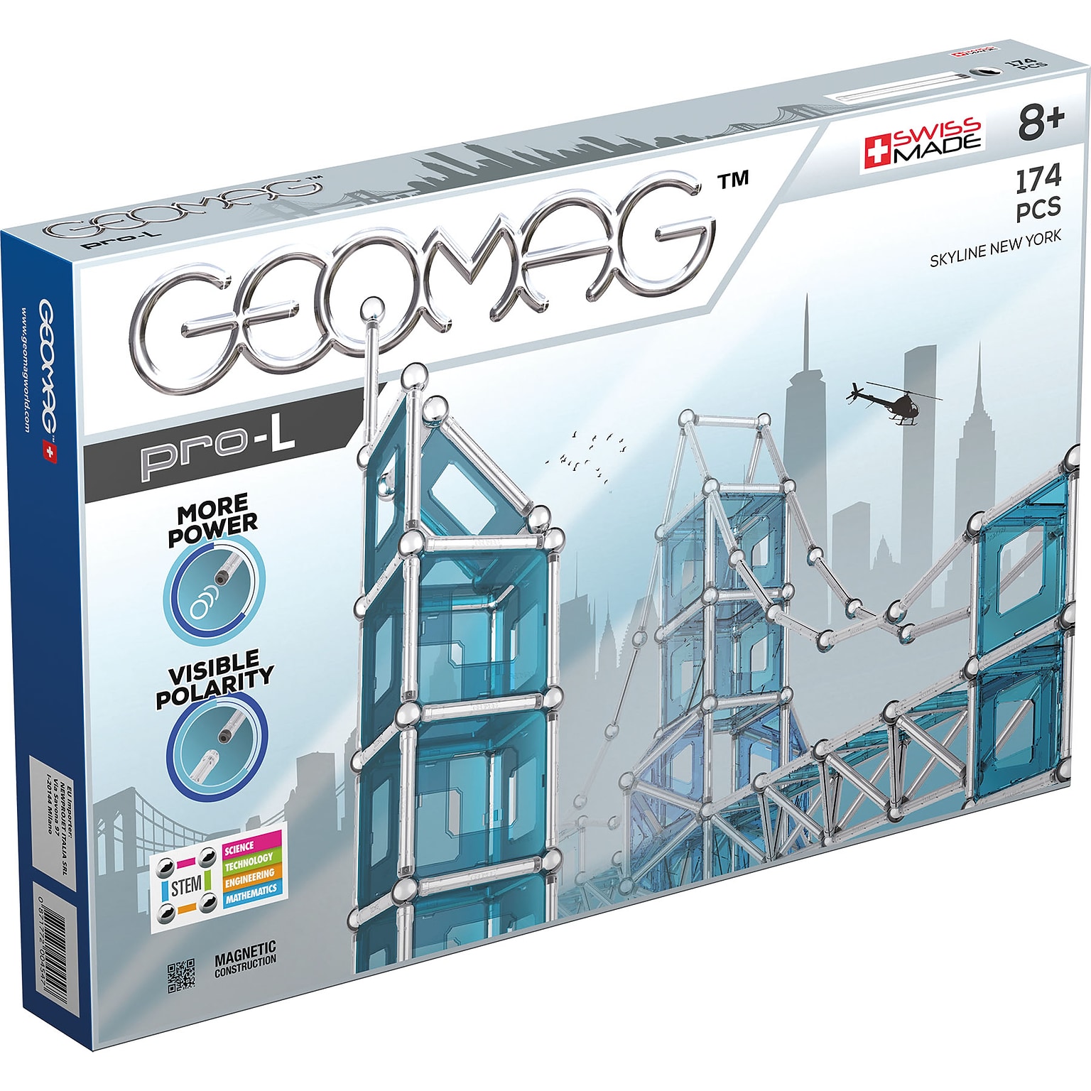 Geomag PRO L Building Set, 174 Pieces (GMW027)