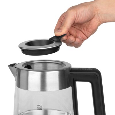 Capresso H20 Select 8.5-Cup Glass Kettle, Clear (244.05)