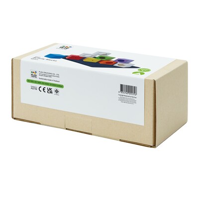 Plan Toys Wooden Activity Blocks, 9 Pieces/Set (PTS5531)