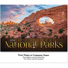 Custom National Parks Wall Calendar Stitched