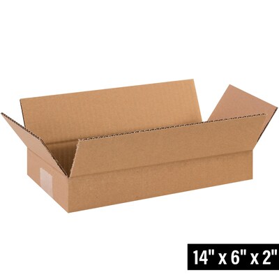 14 x 6 x 2 Computer Packing Boxes Box, 200#/ECT, 25/Bundle (1462)