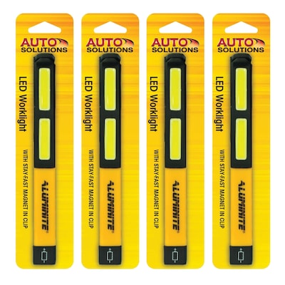 Auto Solutions 6 LED Flashlight, 160 Lumens, Yellow, 12 Flashlights/Tray, 4 Trays/Carton (14612)