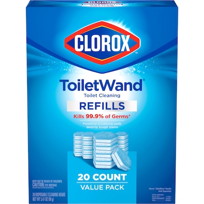 Clorox ToiletWand Disinfecting Refills, 20/Pack (31049)
