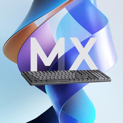 Logitech MX Mechanical Tactile Quiet Wireless Ergonomic Keyboard, Graphite (920-010547)