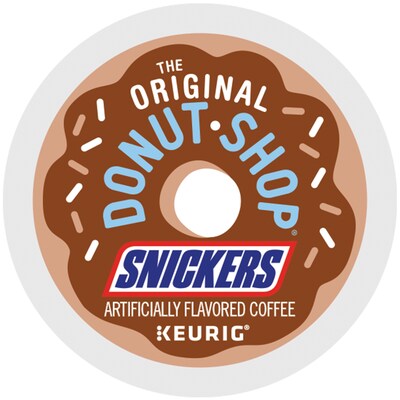 The Original Donut Shop Snickers Coffee, Light Roast, 0.33 oz. Keurig® K-Cup® Pods, 24/Box (5000367239)