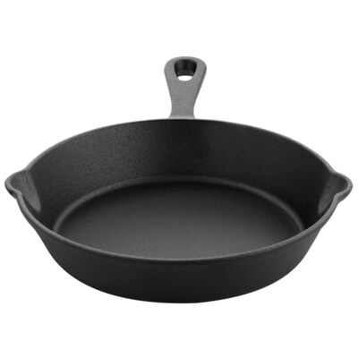 MegaChef Cast Iron 8 Frying Pan, Black (935117377M)