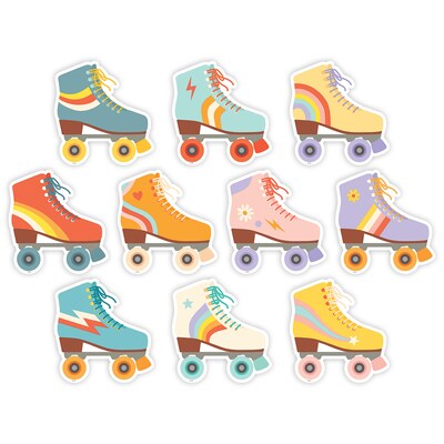 Teacher Created Resources Roller Disco Skates Accents, 30/Pack, 3 Packs/Bundle (TCR6981-3)