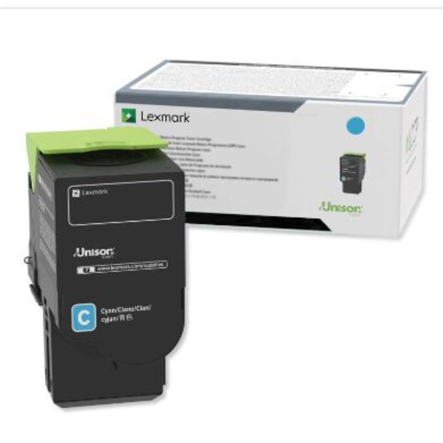 Lexmark 75 Cyan High Yield, Return Program 8.8K Toner Cartridge (75M1HC0)