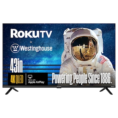 Westinghouse 43 Edgeless QLED 4K Ultra HD Roku TV (WR43QX400)
