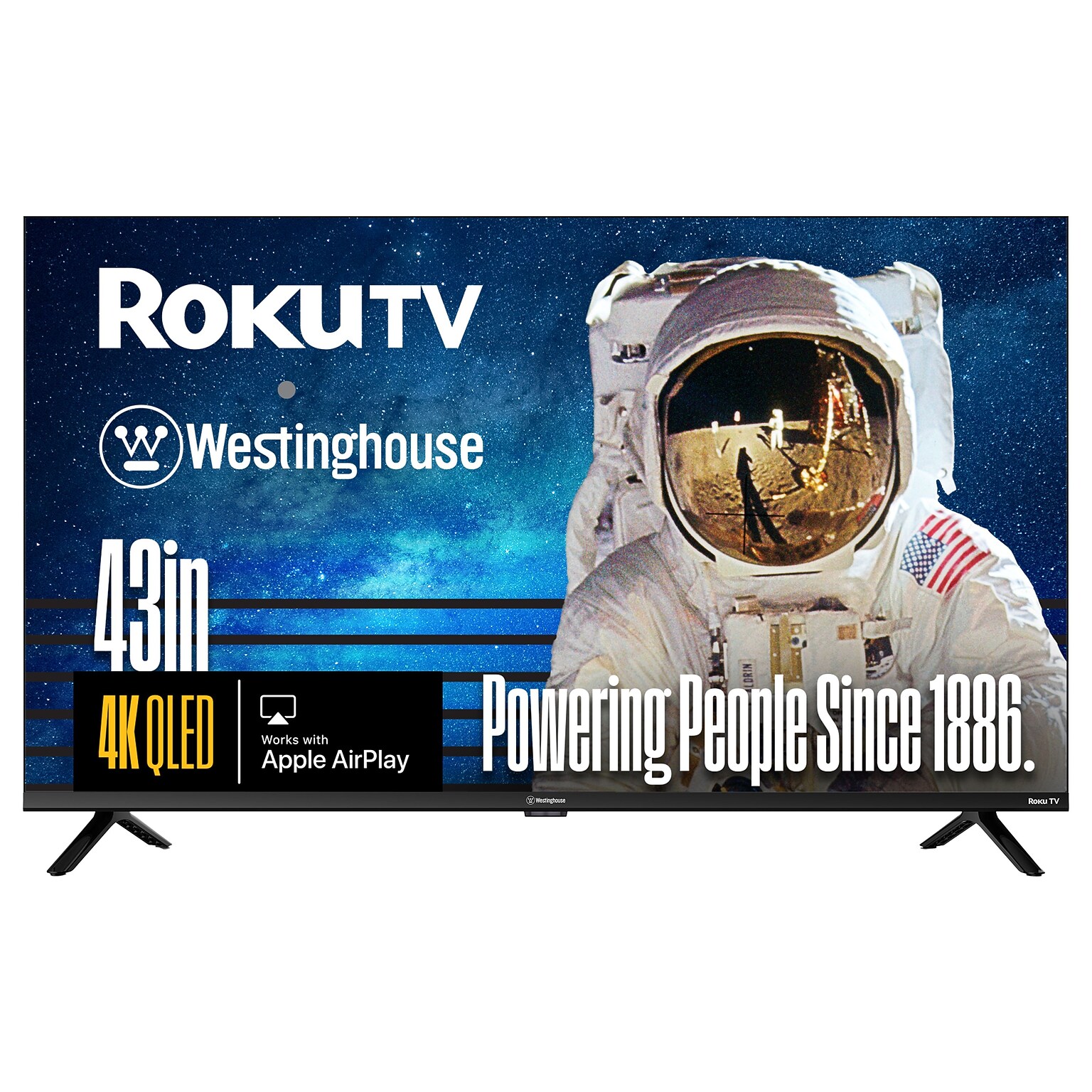 Westinghouse 43 Edgeless QLED 4K Ultra HD Roku TV (WR43QX400)