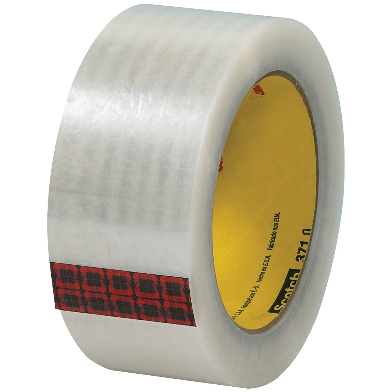 3M Sealing Packing Tape, 2 x 110 yds., Clear, 6/Carton (T9023716PK)