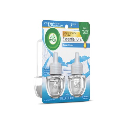 Air Wick Scented Oil Air Freshener Starter Kit, Snuggle Fresh Linen - 1 count