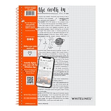Whitelines 1-Subject Computation Notebooks, 8.5 x 11, Graph Ruled, 70 Sheets, White, 12/Case (1700