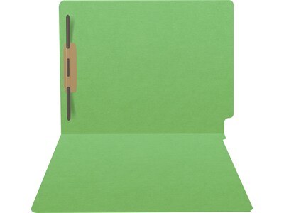 Medical Arts Press Heavy Duty End Tab File Folder, Straight-Cut, Letter Size, Green, 40/Box (S-09461-GRN)