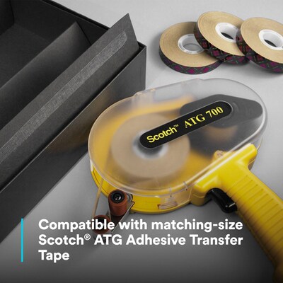 Scotch ATG 700 0.75" Packing Tape Dispenser, Yellow (ATG700)