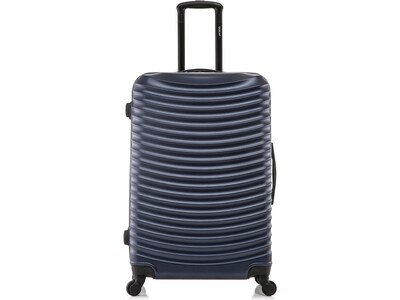 DUKAP ADLY Polycarbonate/ABS Large Suitcase, Navy Blue (DKADL00L-BLU)