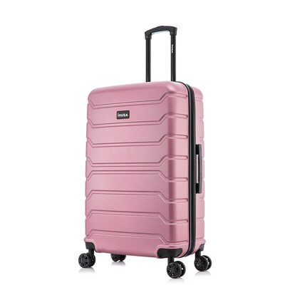 InUSA Trend Plastic 4-Wheel Spinner Luggage, Rose Gold (IUTRE00L-ROS)